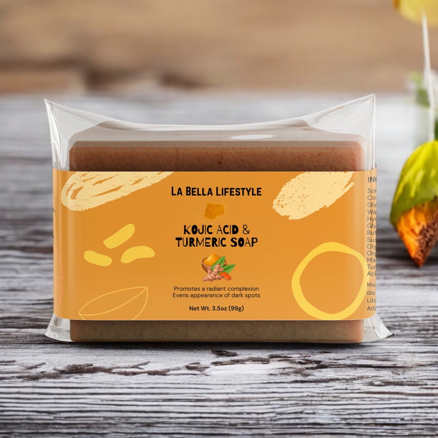 Kojic Acid & Turmeric Soap